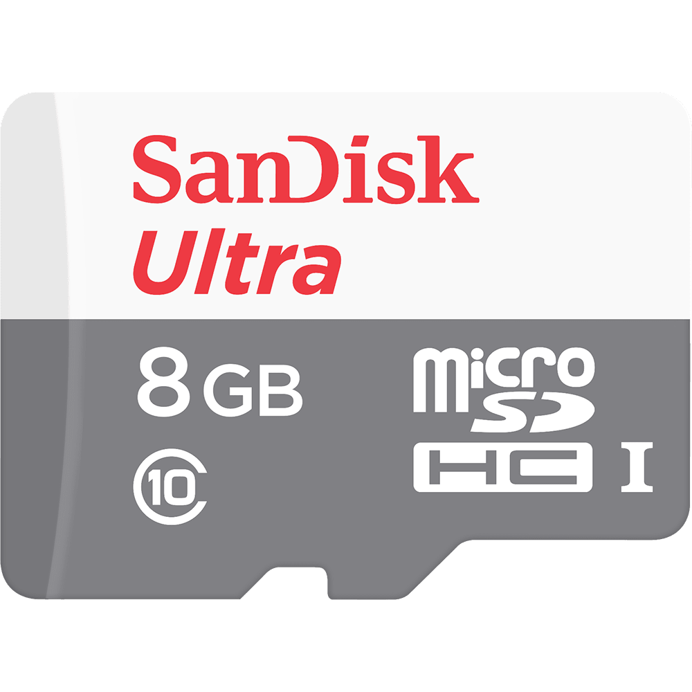 Карта памяти microSD SanDisk ULTRA Android 8GB Class10 UHS-I (U1) 48 МБ/сек с адаптером