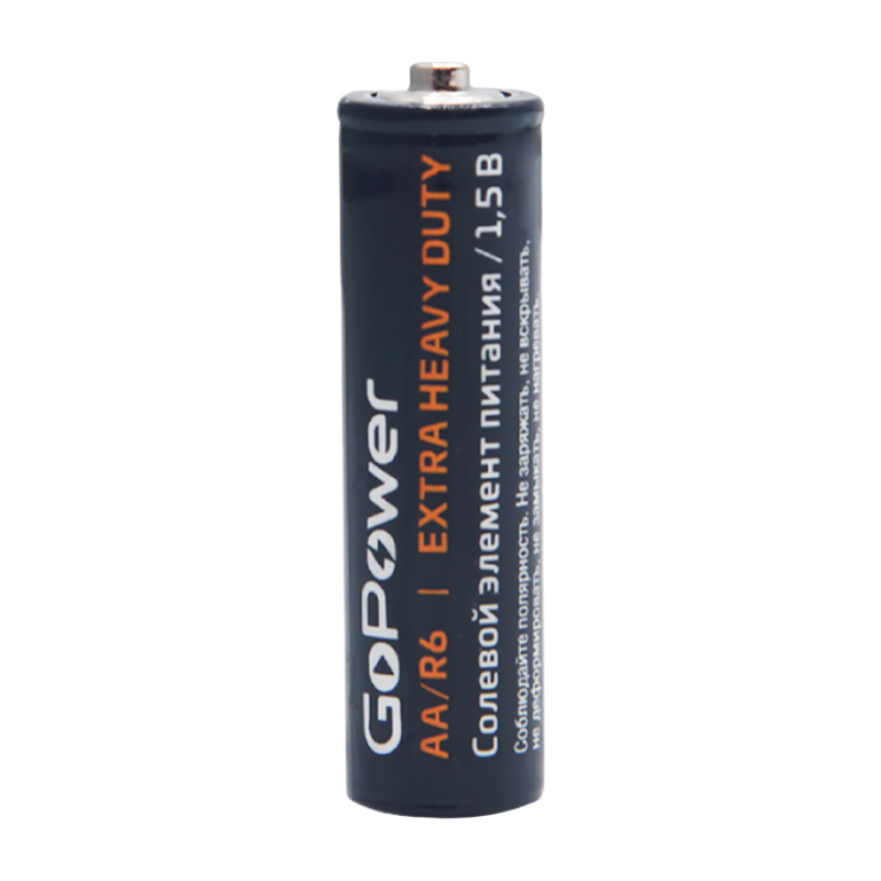 Батарейка GoPower R6 AA Shrink 2 Heavy Duty 1.5V (2/60/1200)