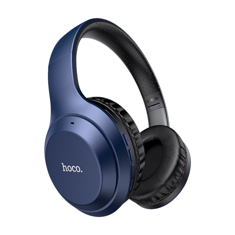 Наушники полноразмерные HOCO W30 bluetooth 5.0 с микр. microSD синий (1/30)