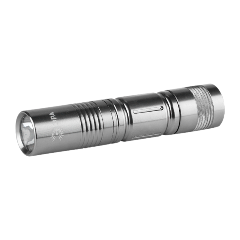 Фонарь универсальный ЭРА SDB1 0.5W 1LED от батареек серебряный (1/24/144)