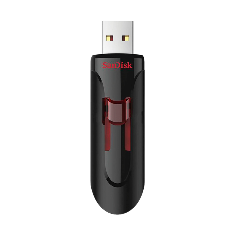 Флеш-накопитель SanDisk Cruzer Glide CZ60 16GB USB2.0 пластик черный