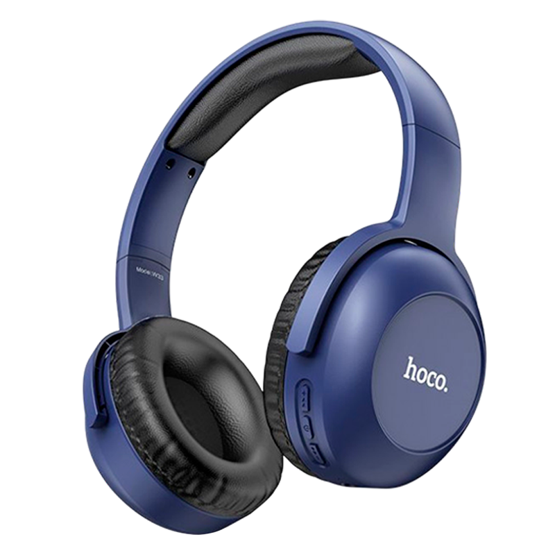 Наушники полноразмерные HOCO W33 bluetooth 5.0 с микр. microSD синий (1/30)
