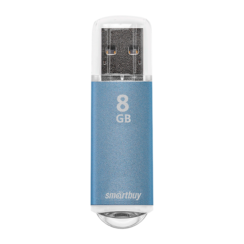 Флеш-накопитель Smartbuy V-Cut 8GB USB2.0 пластик синий