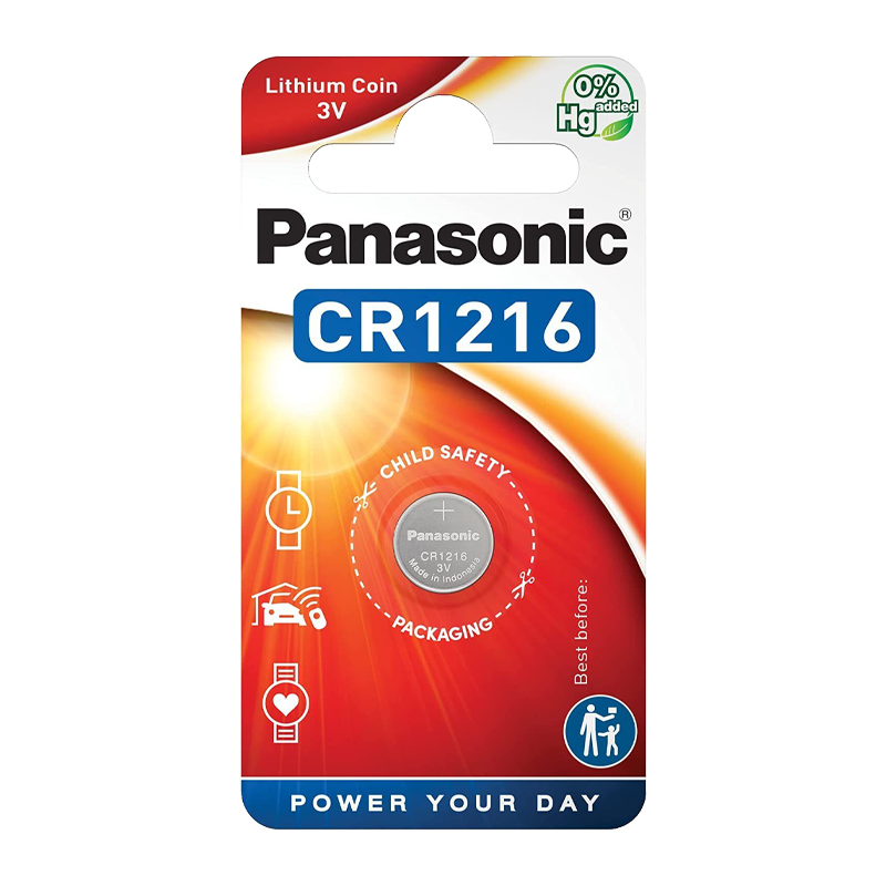 Батарейка Panasonic Power Cells CR1216 BL1 Lithium 3V (1/12)