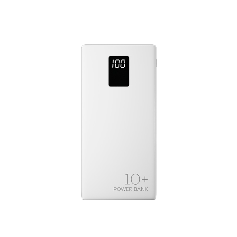 Внешний аккумулятор MORE CHOICE PB32S-10 Smart 10000mAh 3.0A 3USB/Type-C QC3.0 белый