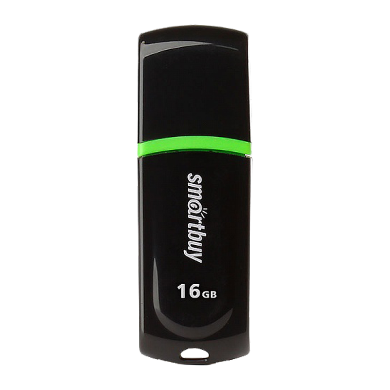 Флеш-накопитель Smartbuy Paean 16GB USB2.0 пластик черный
