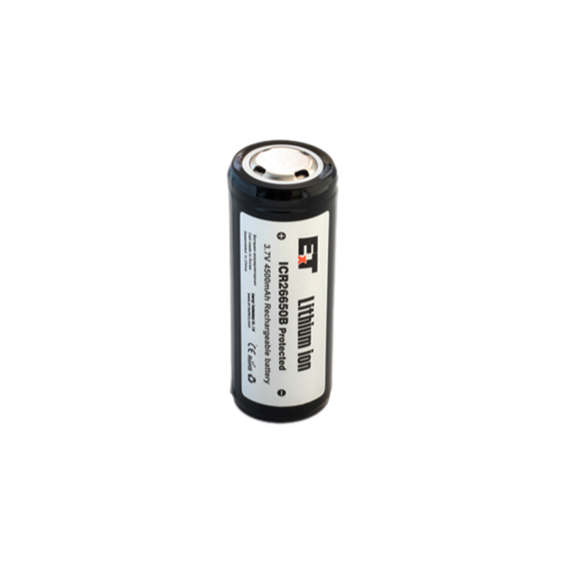 Аккумулятор ET ICR26650B 26.5*65.0, 4500mAh, Li-Ion