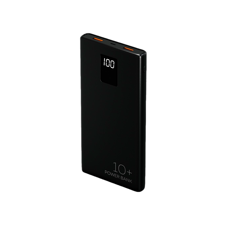 Внешний аккумулятор MORE CHOICE PB32S-10 Smart 10000mAh 3.0A 3USB/Type-C QC3.0 черный