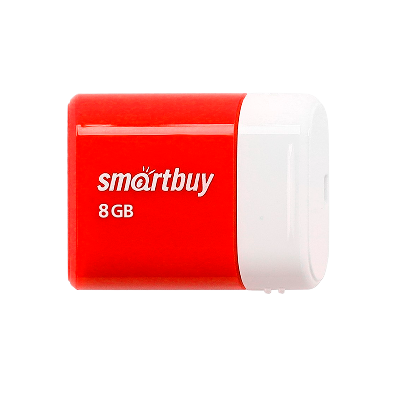 Флеш-накопитель Smartbuy Lara 8GB USB2.0 пластик красный