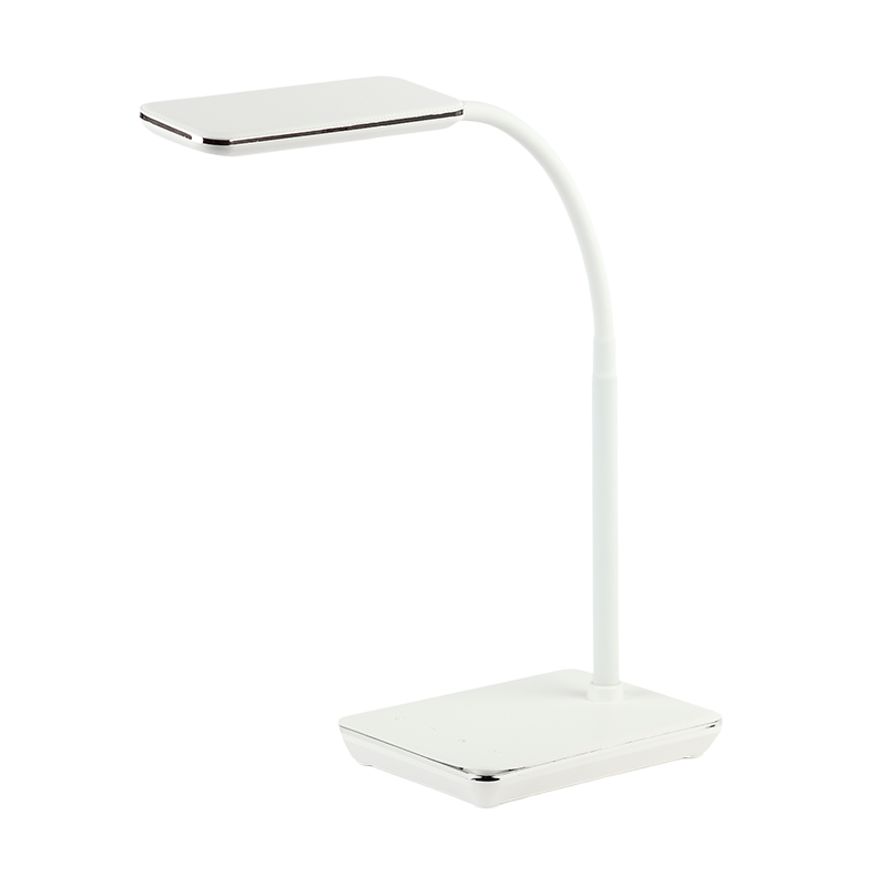 Светильник настольный ЭРА NLED-464 7W 220V 20LED на основании сенс. 5 ур.ярк. белый (1/12)