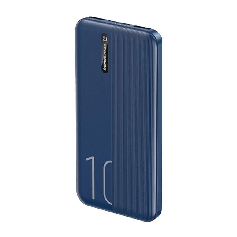 Внешний аккумулятор Remax RPP-295 10000mAh 2.1A 2USB/Type-C синий (1/72)