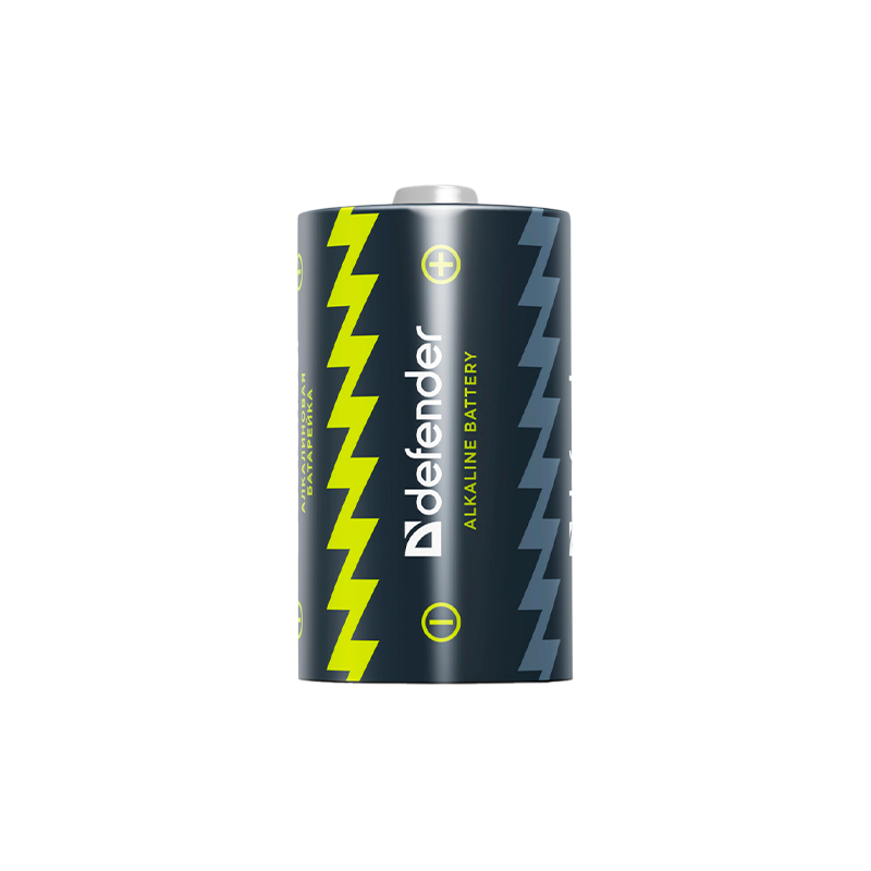Батарейка Defender LR20 D BL2 Alkaline 1.5V (2/20/120)