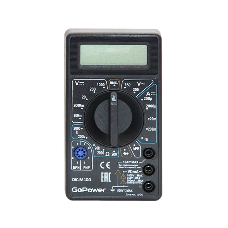 Мультиметр GoPower DigiM 100 (1/100)