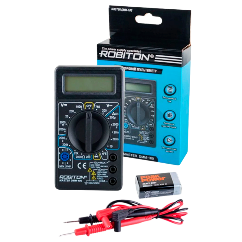 Мультиметр ROBITON MASTER DMM-100 BL1 (1/100)
