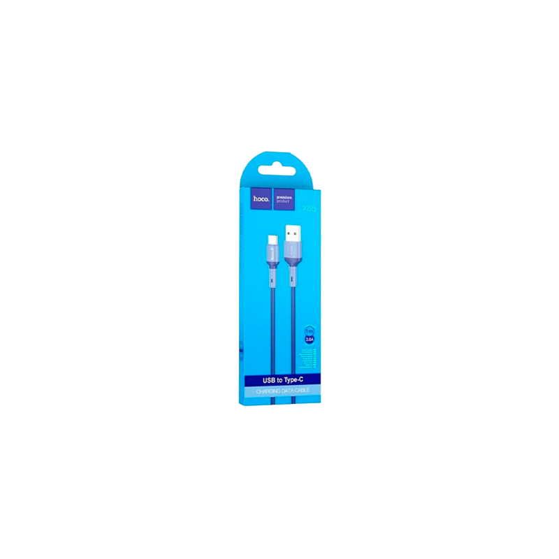 Кабель HOCO X65 USB (m)-Type-C (m) 1.0м 3.0A TPE синий (1/31/310)