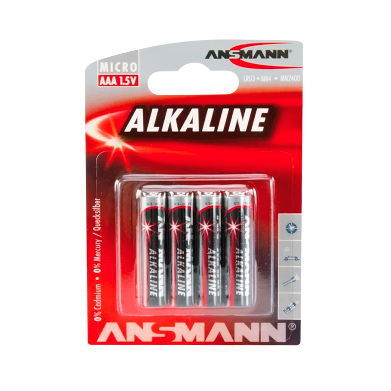 Батарейка ANSMANN RED&nbsp;&nbsp;LR03 BL4
