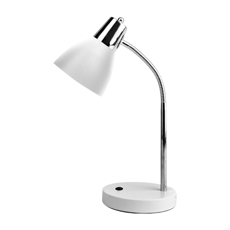 Светильник настольный Camelion KD-359 40W 230V E27 на основании белый (1/12)