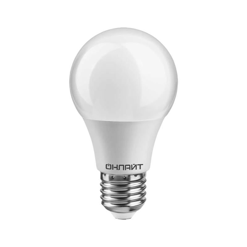 Лампа светодиодная ОНЛАЙТ OLL-A60-15-230-2.7K-E27-PROMO (1/10/100)