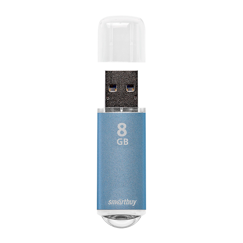 Флеш-накопитель Smartbuy V-Cut 8GB USB2.0 пластик синий
