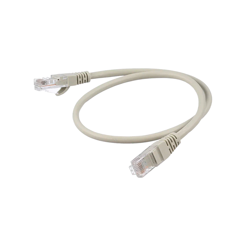 Патч-корд GoPower RJ-45 (m)-RJ-45 (m) 0.5м кат.5е ПВХ 26AWG CCA серый в пакете (1/250)