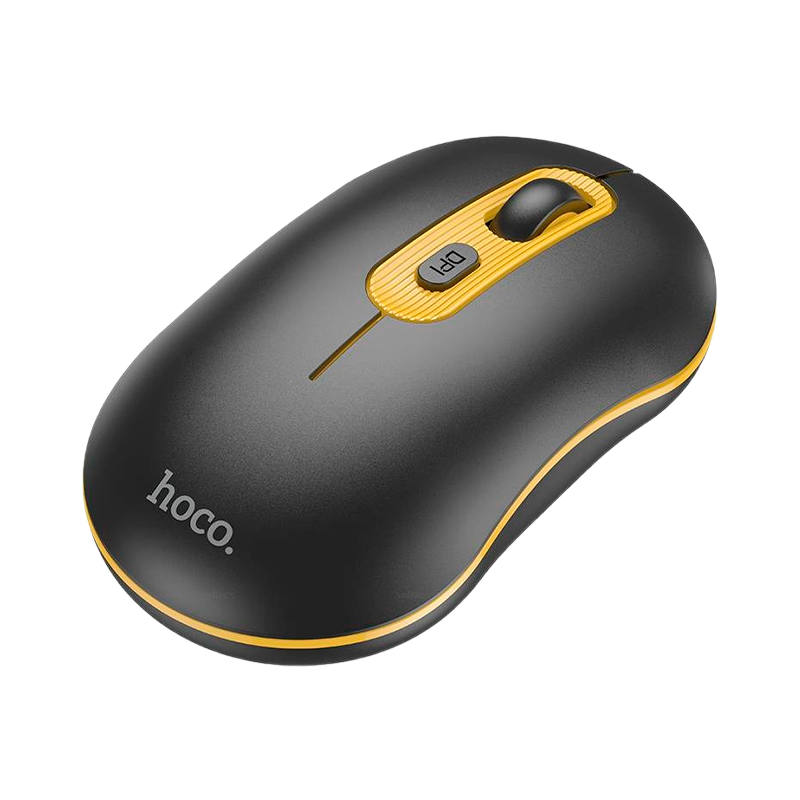 Мышь беспроводная HOCO GM21 классическая USB черный (1/13/130)