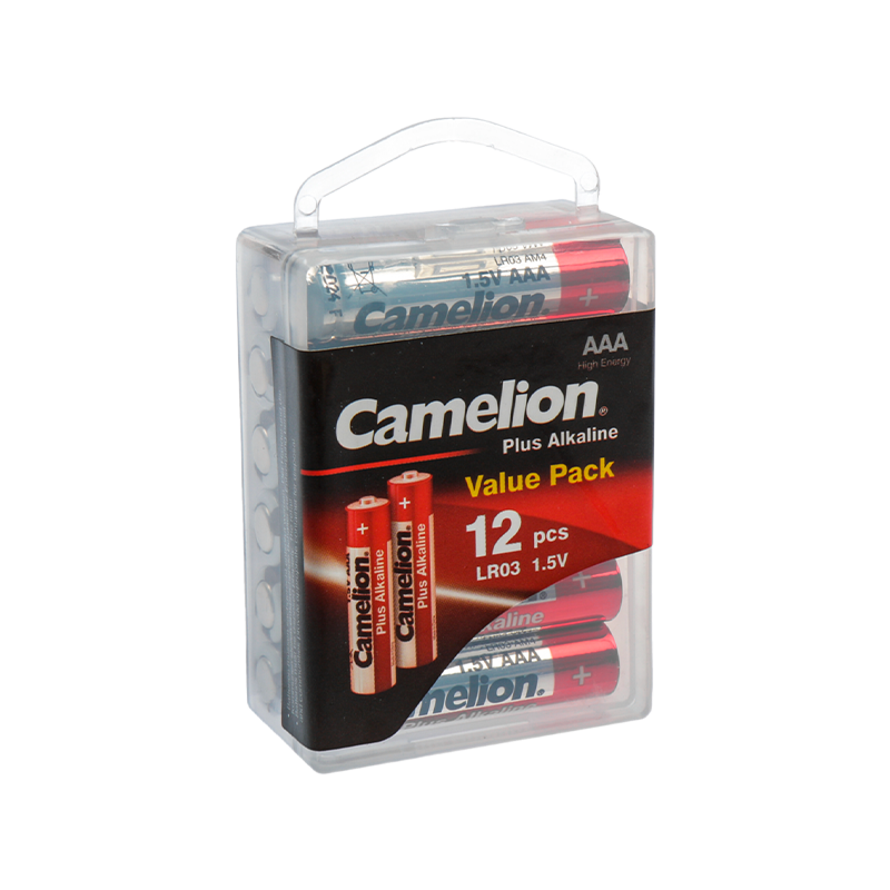 Батарейка Camelion Plus LR03 AAA BOX12 Alkaline 1.5V (12/288/576)