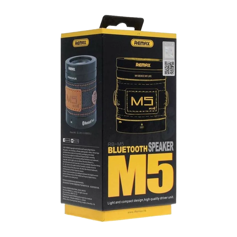 Портативная Bluetooth колонка REMAX RB-M5 Черный