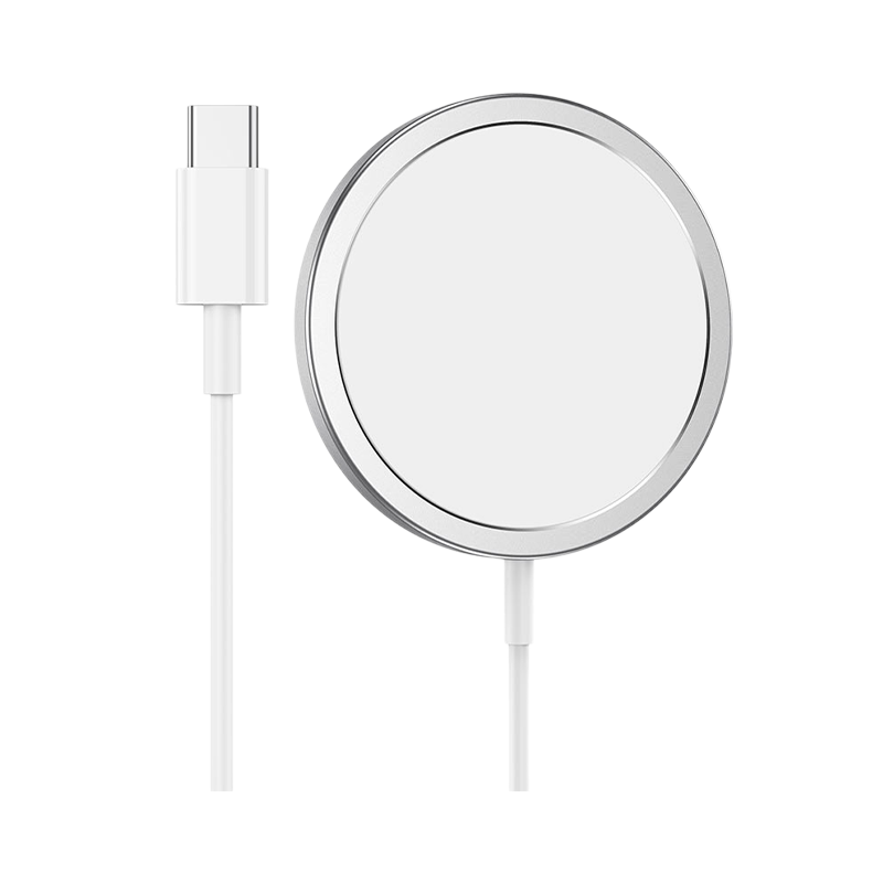 Беспроводное З/У HOCO CW30 Pro 3.0A 15W MagSafe с кабелем Type-C серый (1/29/174)