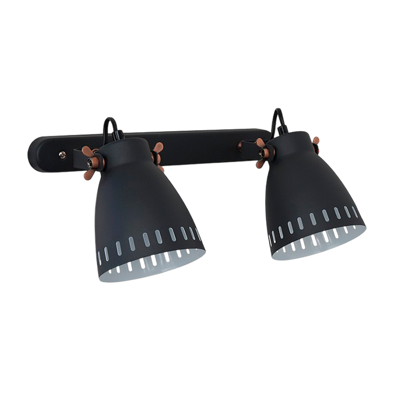 Светильник настенный Camelion WML-428-2 40W 230V 1LED черный (1/6)