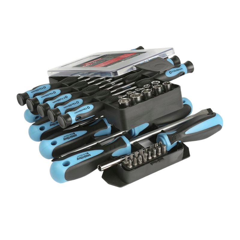 Набор отверток и головок 44 предмета, SL, PH, TORX, головки, магнит, CR-V, Smartbuy Tools/10