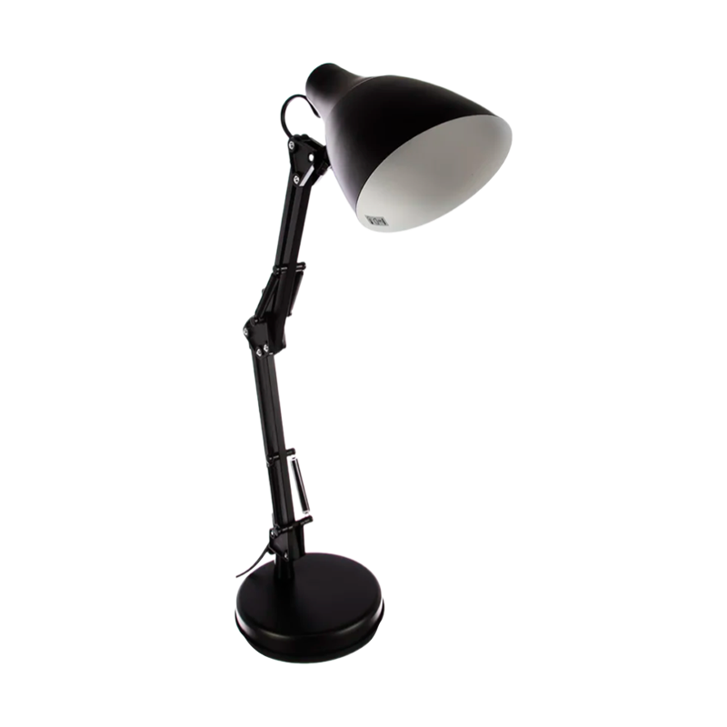 Светильник настольный Camelion KD-331 40W 230V E27 на основании черный (1/6)