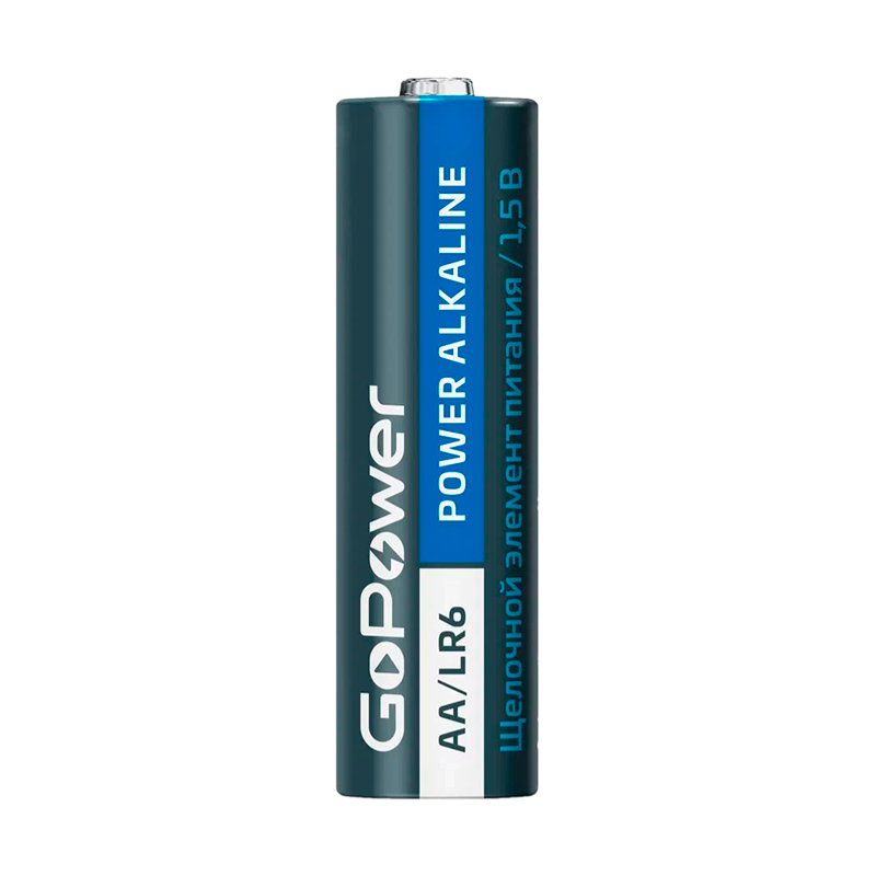 Батарейка GoPower LR6 AA Shrink 2 Alkaline 1.5V (2/40/800)