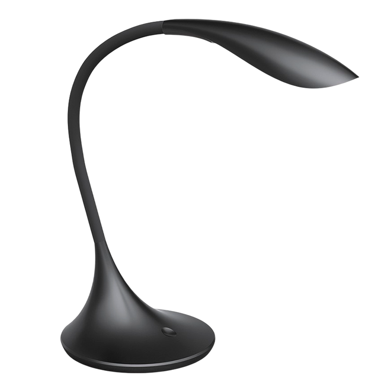 Светильник настольный Camelion KD-772 5W 230V 12LED на основании сенс. черный (1/4)