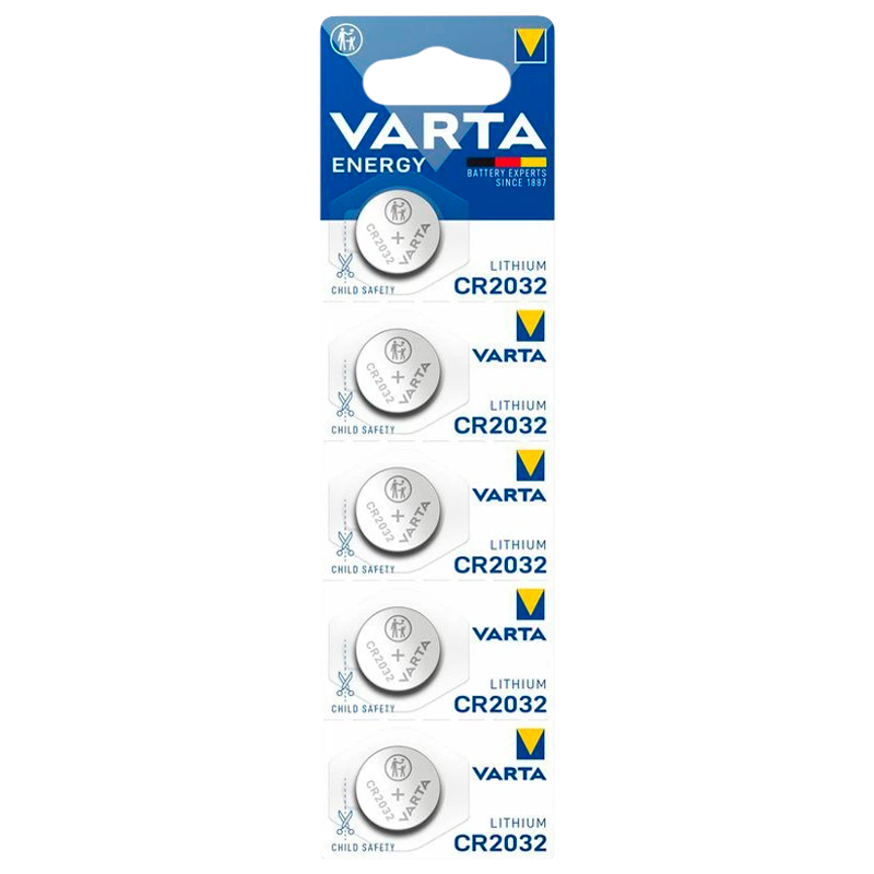Батарейка Varta ENERGY CR2032 BL5 Lithium 3V (6032) (5/100/500)