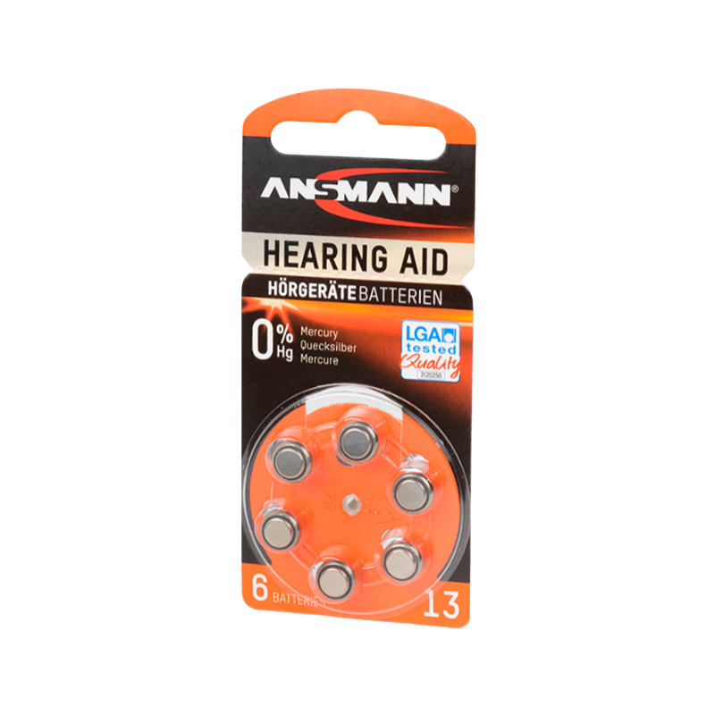 Батарейка ANSMANN Zinc-Air&nbsp;&nbsp;13 UK BL6