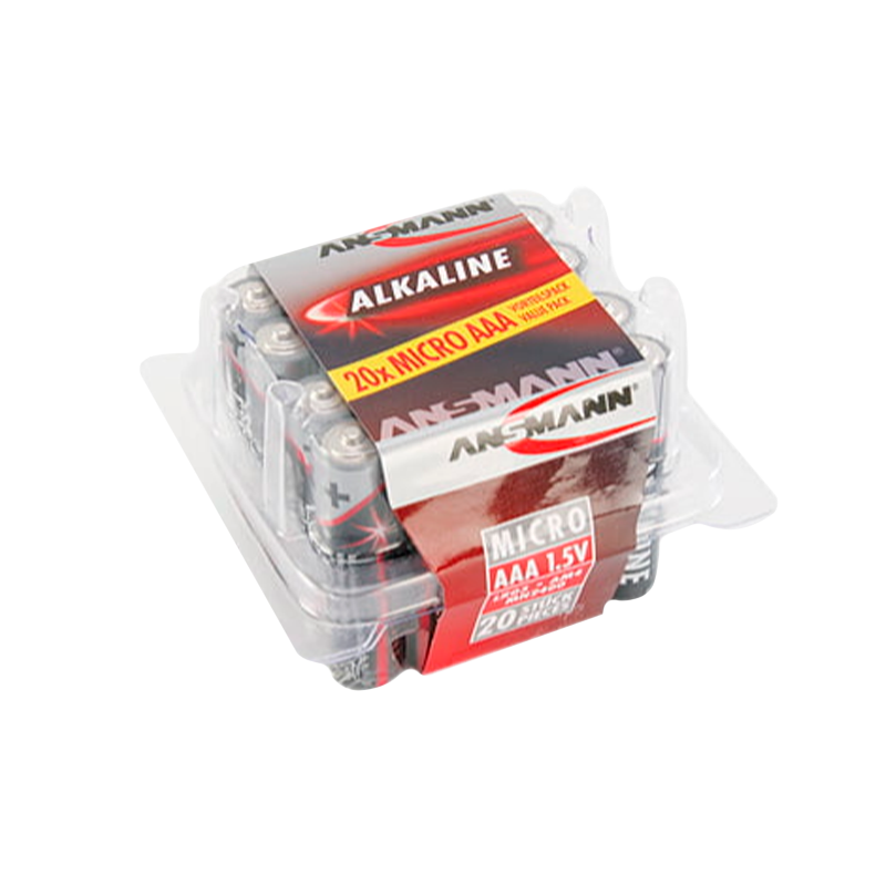 Батарейка ANSMANN RED&nbsp;&nbsp;LR03 в пласт. боксе 20 шт