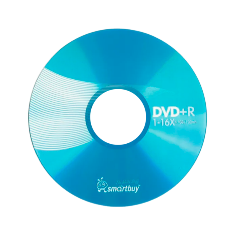 Диск DVD+R Smartbuy 4.7GB 16x Shrink 50 (50/250)