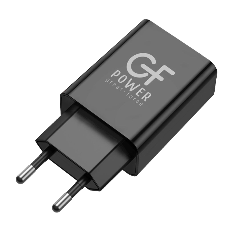 Сетевое З/У GFPower GF21M 1USB/microUSB 3.0A QC3.0 черный (48/192)