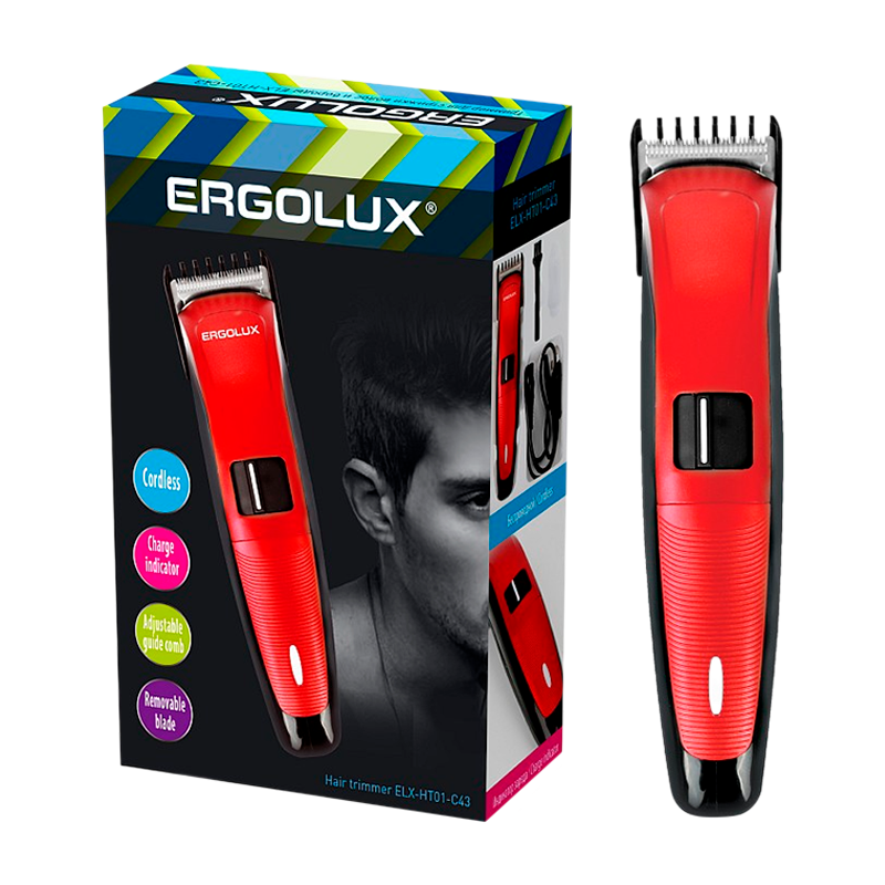 Триммер для волос и бороды Ergolux ELX-HT01-C43