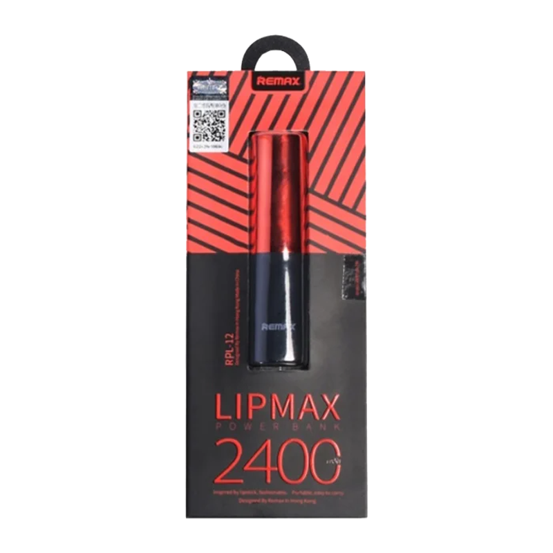 Внешний аккумулятор Remax RPL-12 Lipmax 2400mAh 1.0A 1USB красный