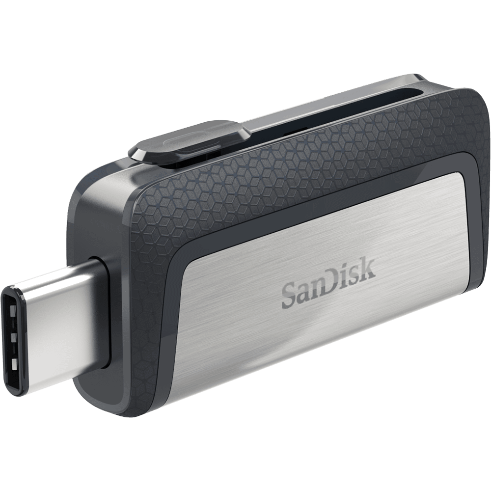 Флеш-накопитель SanDisk Ultra Dual DDC2 16GB USB3.1 Type-C (m) пластик серый