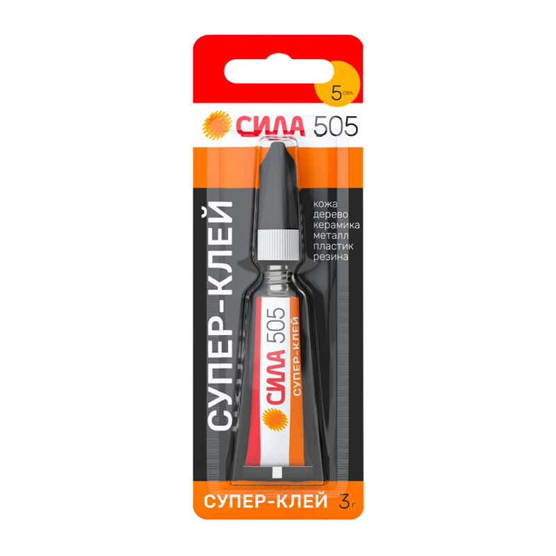 Супер-клей Сила 505 3г универсальный BL1