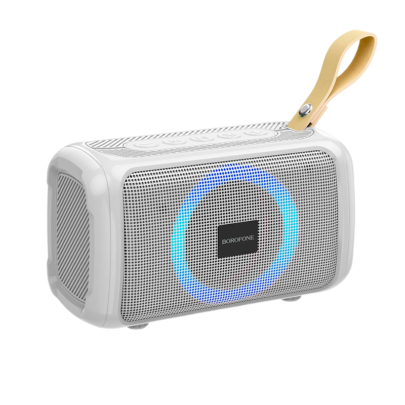Портативная колонка Borofone BR17 bluetooth 5.1 FM/TF/USB/AUX серый (1/50)