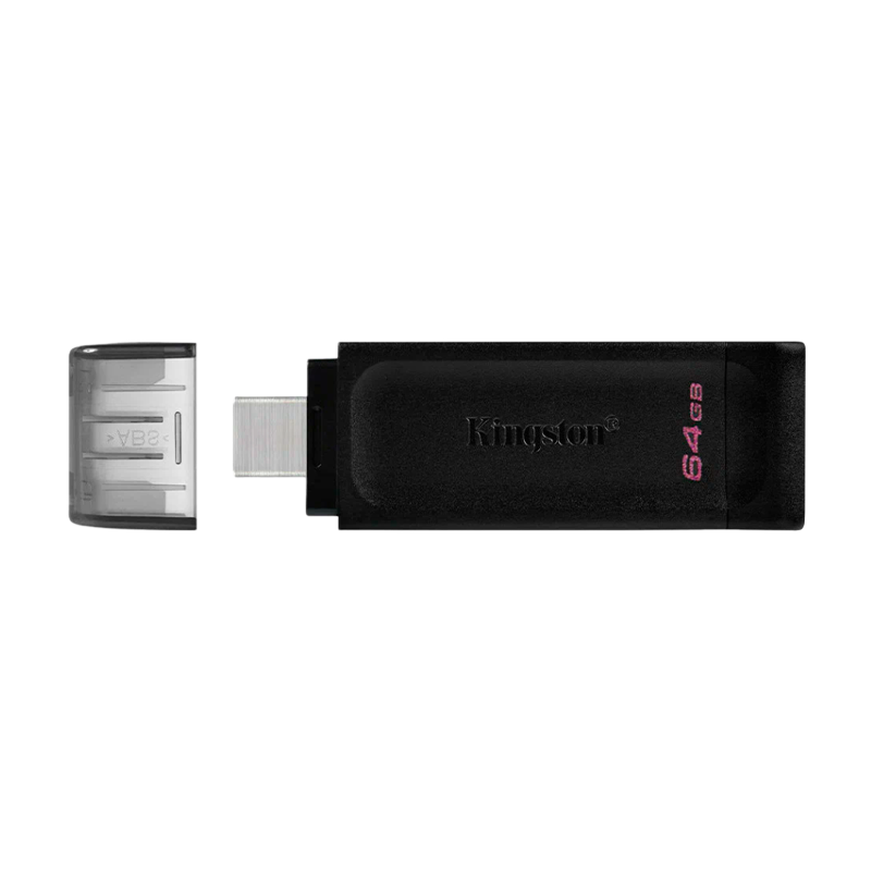 Флеш-накопитель Kingston DataTraveler 70 64GB USB3.0 пластик черный