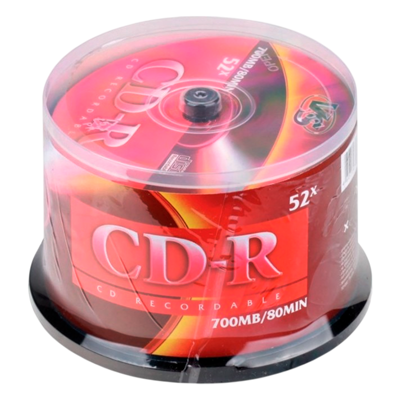 Диск CD-R VS 700MB 52x 50шт. cake box (50/250)
