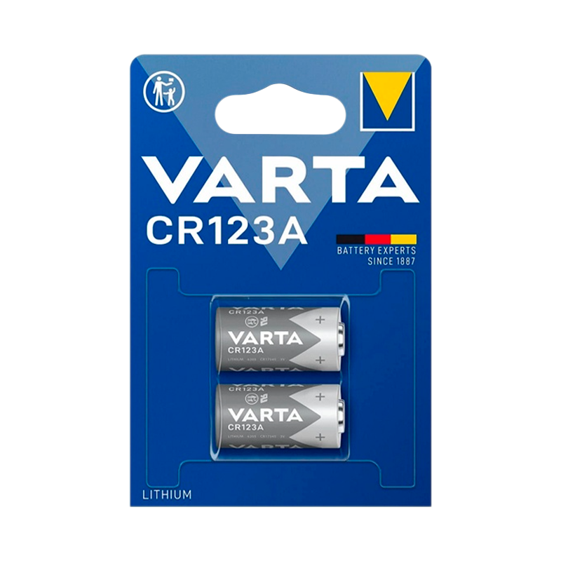 Батарейка Varta Professional CR123A BL2 Lithium 3V (6205) (2/20/200)