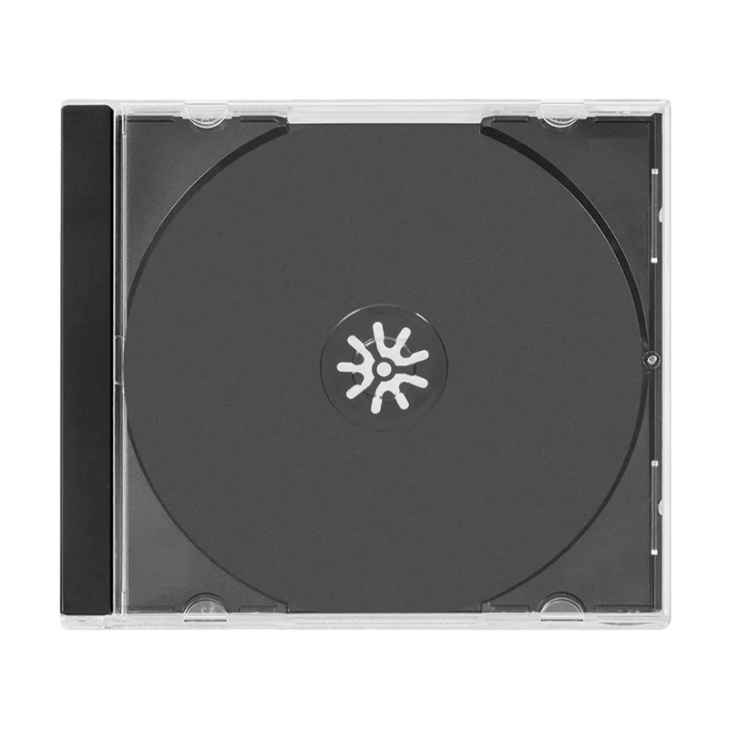 Футляр для CD Box Jewel Case (10мм) черный трей