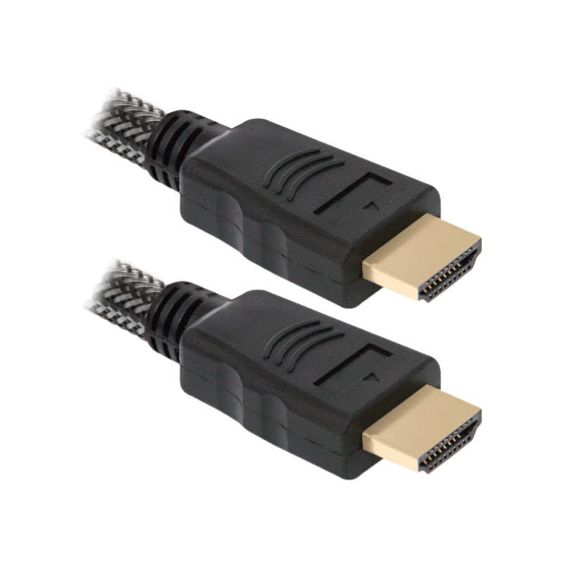 Кабель Defender HDMI-03PRO HDMI (m)-HDMI (m) 1.0м силикон ver.1.4 черный (1/20/300)