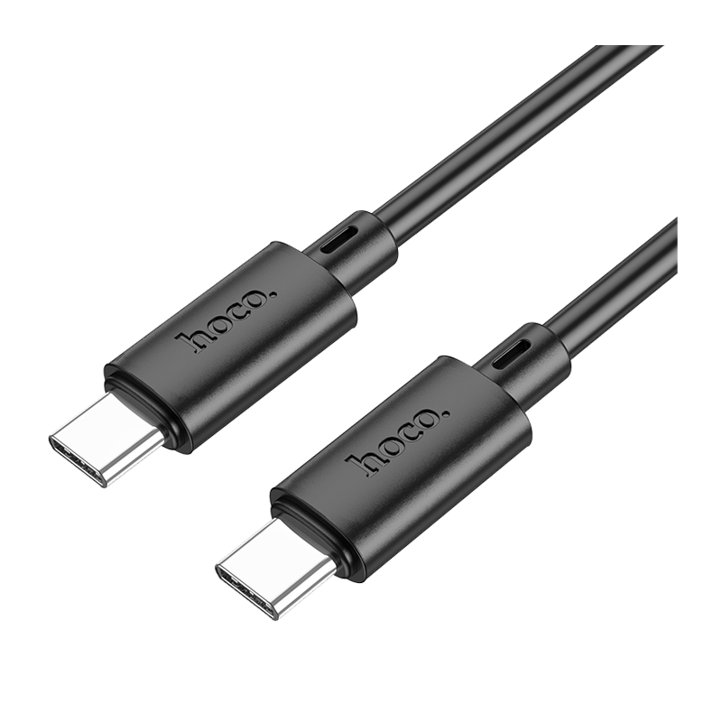 Кабель HOCO X88 Type-C (m)-Type-C (m) 1.0м 60W ПВХ черный (1/420)