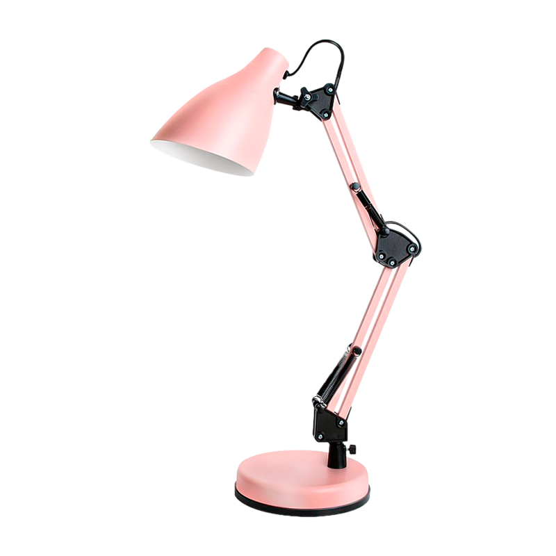 Светильник настольный Camelion KD-331 40W 230V E27 на основании розовый (1/6)